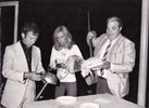 Jacques Duby, Caroline Cellier et Jacques Morel dans L'Ouvre-bote de Flicien Marceau - Thtre de l'uvre 1972