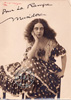Musidora, ddicace au journal La Rampe