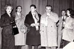Edwige Feuillre, Pierre Franck, Jean-Pierre Aumont, Georges Herbert et Jean Malambert - fonds Georges Herbert - voir donateurs