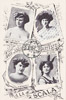 Les jolies artistes de La Scala : Lucie Nanon, Lidia, d'Horvilly et Miette