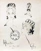 Coiffure d'Alexandre pour Marie Bell, Le Balcon de Jean Gen�t, Th��tre du Gymnase - 1960