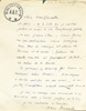Lettre de Jean Anouilh à Suzanne Flon lui annonçant la création de l'Alouette - 1953 - fonds Suzanne Flon - voir collections/lettres autographes