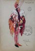 Costume de Henry Gerbault(1863-1930)pour Paillasse de Ruggero Leoncavallo - voir collections/maquettes