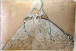 Jeanne Aubert, Théâtre Variétés, 1940, costume de Jenny Carré - voir collections/maquettes de théâtre