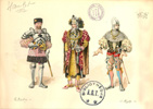 Revue Le Costume au Théâtre, Hamlett, 1887 - voir collections/revues