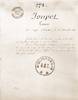 Fiche d'adhérent à l'A.R.T. de Louis Jouvet, numéro 274 - voir histoire de l'A.R.T.