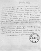 Mot de Madeleine Renaud à Suzanne Flon la félicitant pour son interprétation de l'Alouette de Jean Anouilh - fonds Suzanne Flon - voir collections/lettres autographes