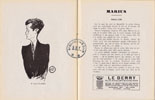 Marius de Marcel Pagnol, programme original du Th��tre de Paris - 1929 - voir collections/programmes