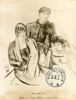 Dessin de Robert Antral pour le programme du Tour à terre d'Armand Salacrou, Théâtre de l'Œuvre - 1925