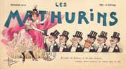 Th��tre des Mathurins, vers 1900 - voir collections/programmes