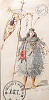 Théâtres des Variétés. Costumes de Th. Thomas. Revue - Second Empire - voir collections/maquettes de théâtre