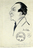 Victor Francen - voir collections/caricatures