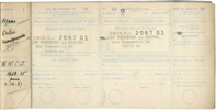 Carnet d'ordre de virement des Théâtres du Cartel - 1937