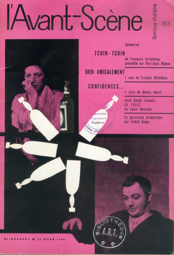 Tchin-tchin de François Billetdoux