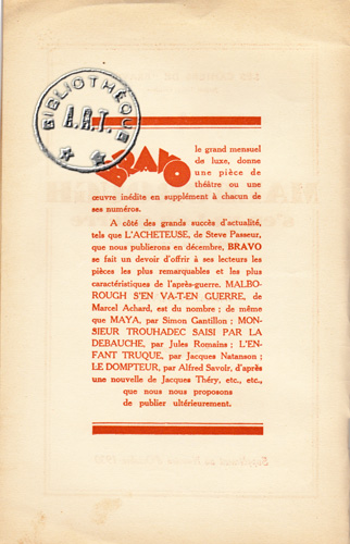 les cahiers de bravo