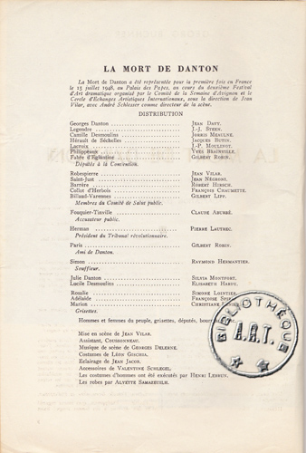 la distribution