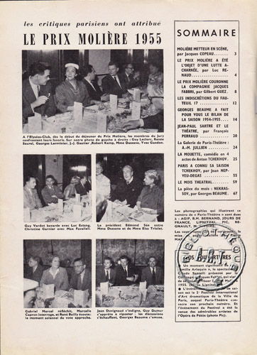 le prix molière 1955