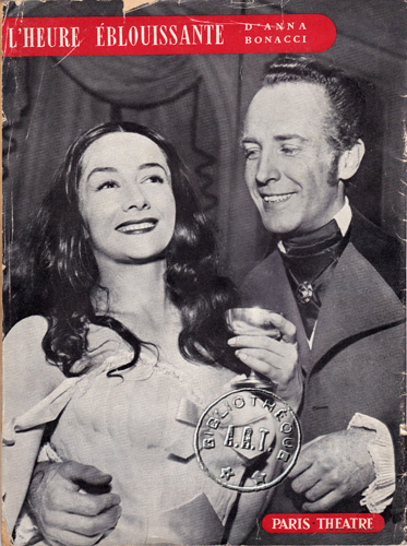 heure éblouissante d'Albert Verly - Suzanne Flon et Bernard Lancret