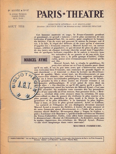 Clérambard de Marcel Aymé