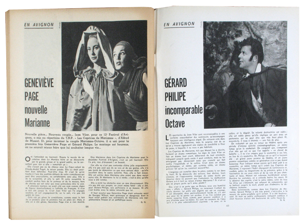 Geneviève Page et Gérard Philipe