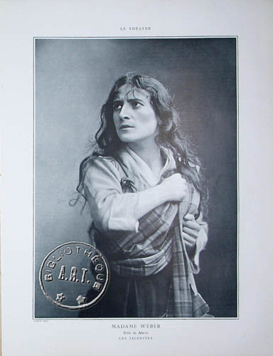 Caroline Eugénie Segond-Weber, Marie dans les Jacobites de François Coppée