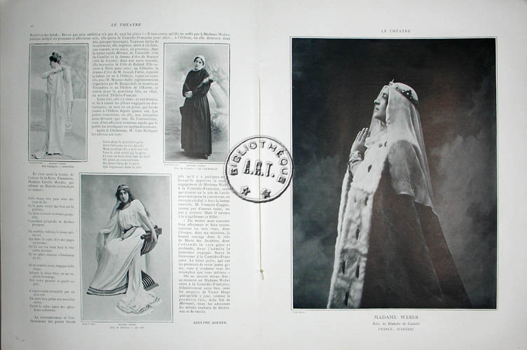 le théâtre décembre 1900