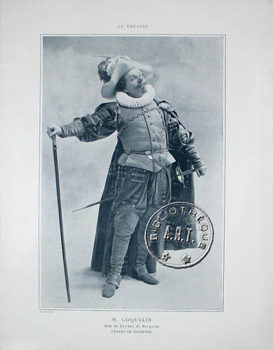 Coquelin ainé dans le rôle de Cyrano de Bergerac d'Edmond Rostand