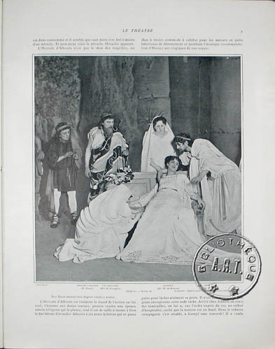 Alkestis de Georges Rivollet d'après Euripide au Théâtre Sarah Bernhardt