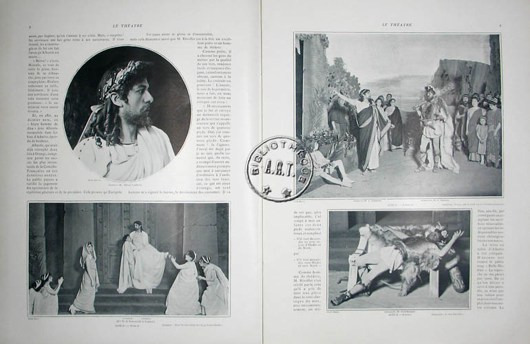 Alkestis de Georges Rivollet d'après Euripide au Théâtre Sarah Bernhardt