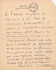 André Antoine, note de service du 6 avril 1903 � propos de l'indiscipline des com�diens durant les r�p�titions d'Arimath�e.