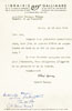 Albert Camus, lettre d'introduction, 1949. 