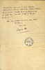 Lugné-Poe à Paulette Pax, renonçant au Procès d'Oscar Wilde de Maurice Rostand pour raisons de santé, 10 octobre 1933 .