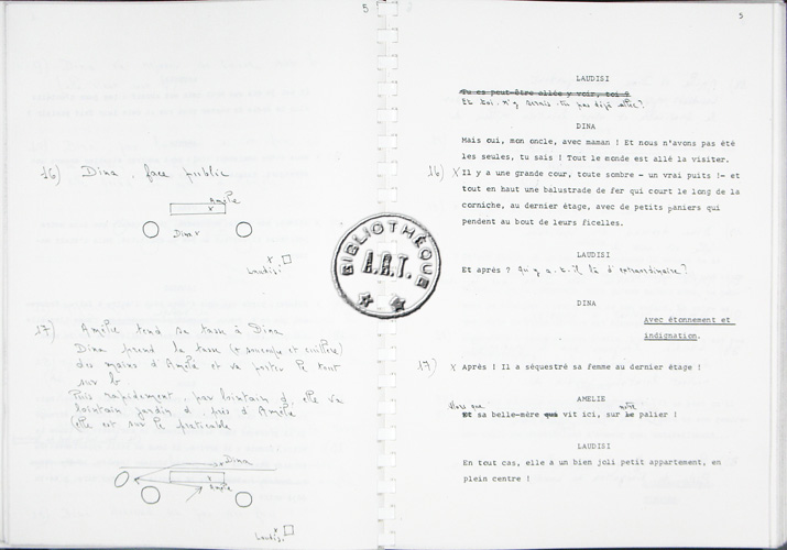 Texte et description des mouvements