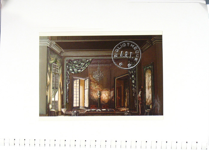 Maquette du décor d'Augusto Pace