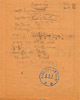 Les Perse d'Eschyle par le Groupe de Thtre antique, avis de rprsentation du 12 mars 1944 et notes de mise en scne - fonds Maurice Jacquemont - voir donateurs