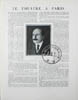 Le Théâtre et Comœdia Illustré, mars 1922: Edmond Rostand