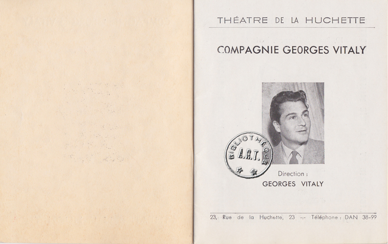 Les programmes de Théatre de l\