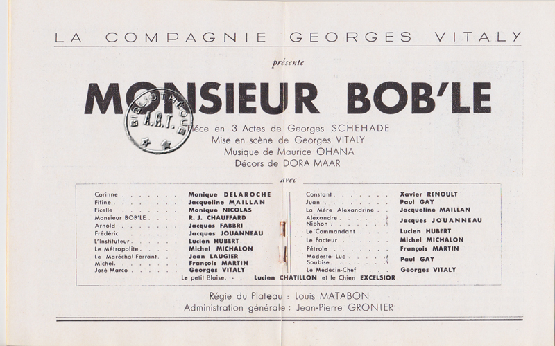 Les programmes de Théatre de l\