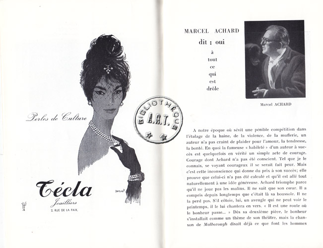 Les programmes de Théatre de l\