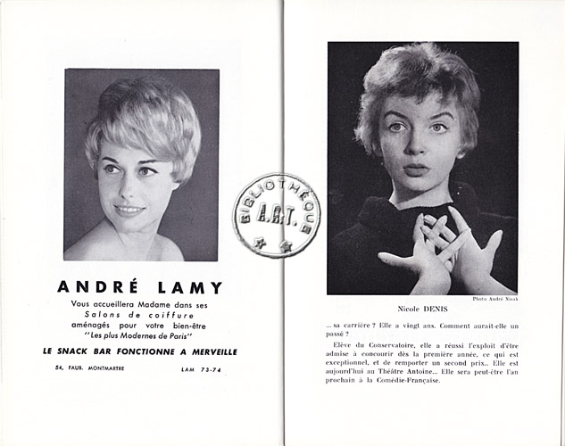 Les programmes de Théatre de l\