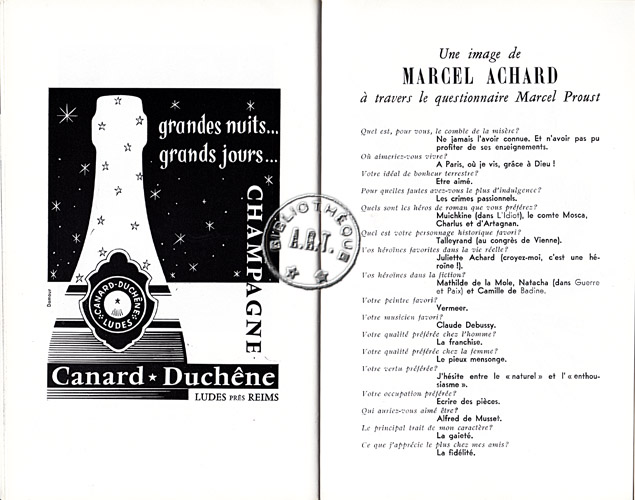 Les programmes de Théatre de l\