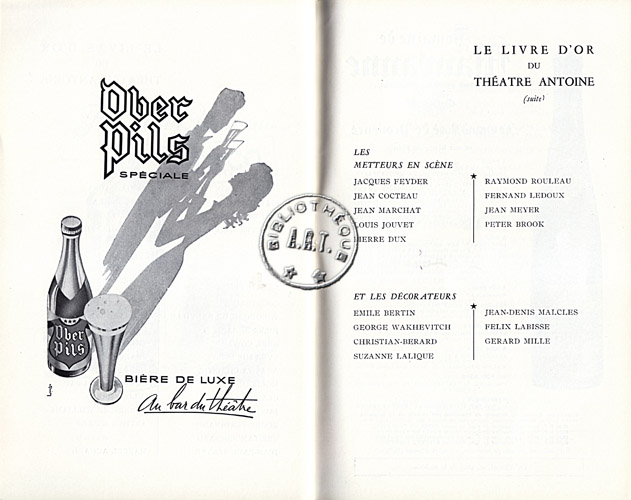 Les programmes de Théatre de l\