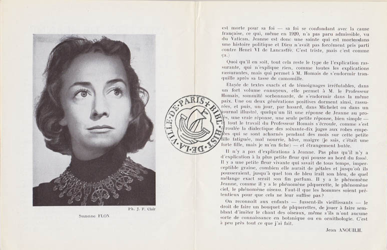 Les programmes de Théatre de l\