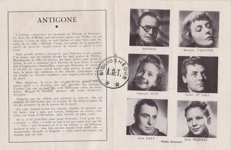 Les programmes de Théatre de l\