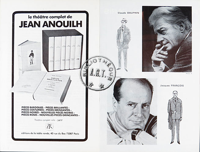Les programmes de Théatre de l\