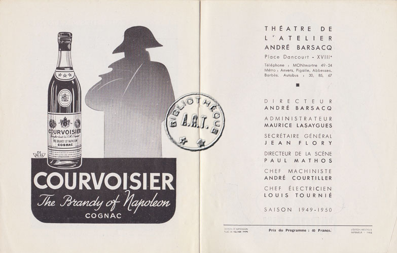 Les programmes de Théatre de l\