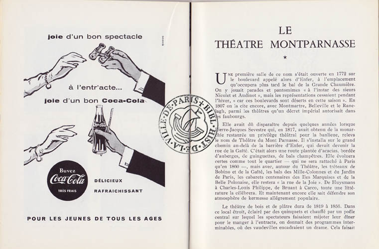 Les programmes de Théatre de l\