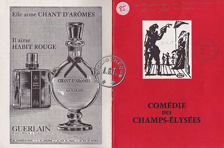 Les programmes de Théatre de l\