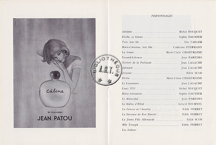 Les programmes de Théatre de l\