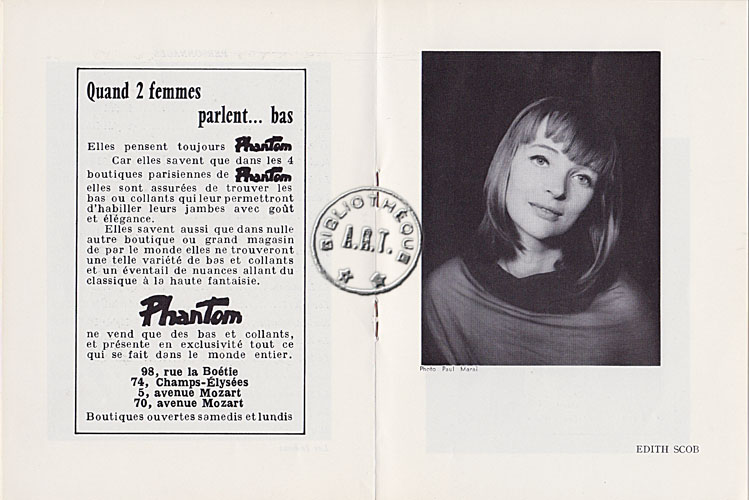 Les programmes de Théatre de l\